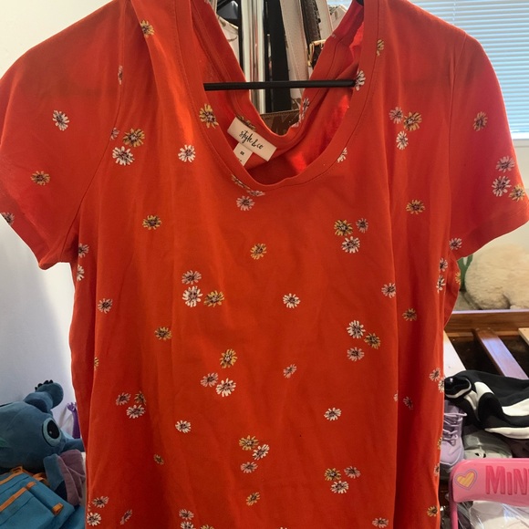 STYLEWE Tops - STYLEWE Women's Red Floral Top